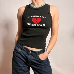 Vintage Charlotte Rouse Graphic Tank - Medium (Fits Small)